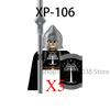 Medieval Military Noble Knights Building Blocks Figures Accessories Helmet Armor Shield Sword MOC Bricks Toys Friends Gifts