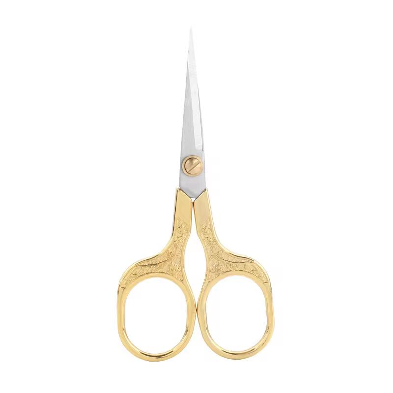 

Fenrry 1 шт. высококачественные прочные винтажные классические ножницы для вышивки из нержавеющей стали для дизайна ногтей ножницы для резки аистов и птиц золотистый