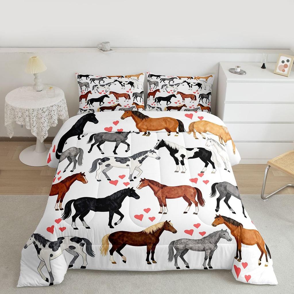 Gothic Decor Comforter Set Twin Size Boys Boho Moth Down Comforter Men Gothic Sugar Skull Comforter Galaxy Starry Sky Halloween Gothic Beddi