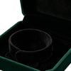 Velvet Jewelry Box, Dark Green Suede Flip Cover Hard Case, Scratch-Proof Shock-Proof Organizer, Jewelry Storage Box for Travel