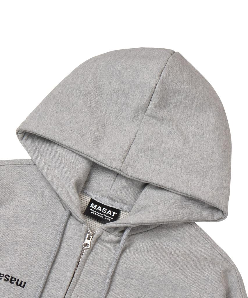 Masat Cross String Hood Zip _ Gray