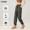 Women's High-Waisted Loose Fit Water-Repellent Cargo Jogger Pants