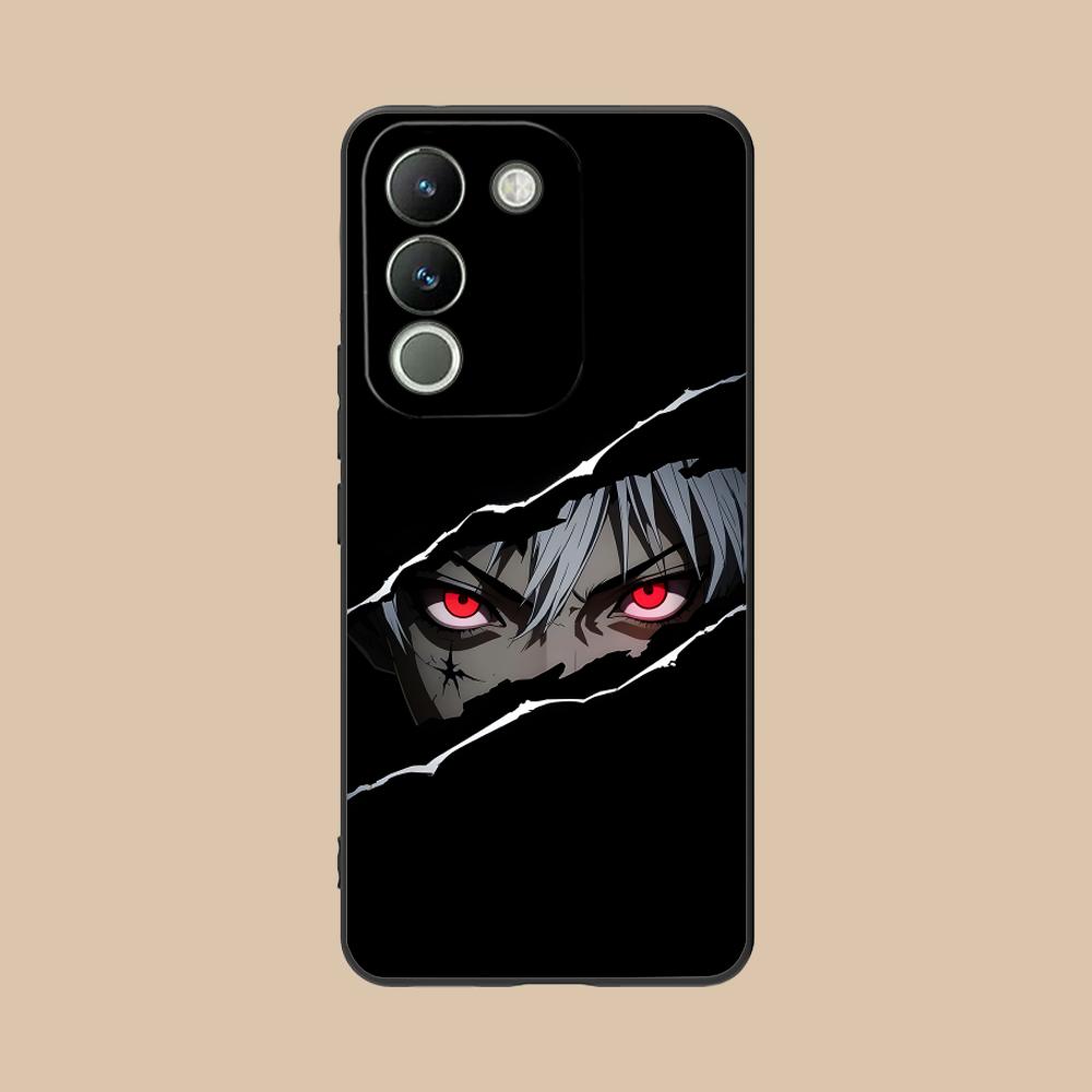 Anime Eyes Phone Case for VIVO Y77 76 75 74 73 72 58 56 55 51 50 38 36 Y19 Y18 Y03 Y01 5G Soft TPU Shockproof Cover