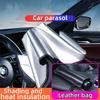 Car Sunshade Foldable Windshield Umbrella Sun Shade Curtain Car Front Window Parasol Sun Protector Thermal Insulation