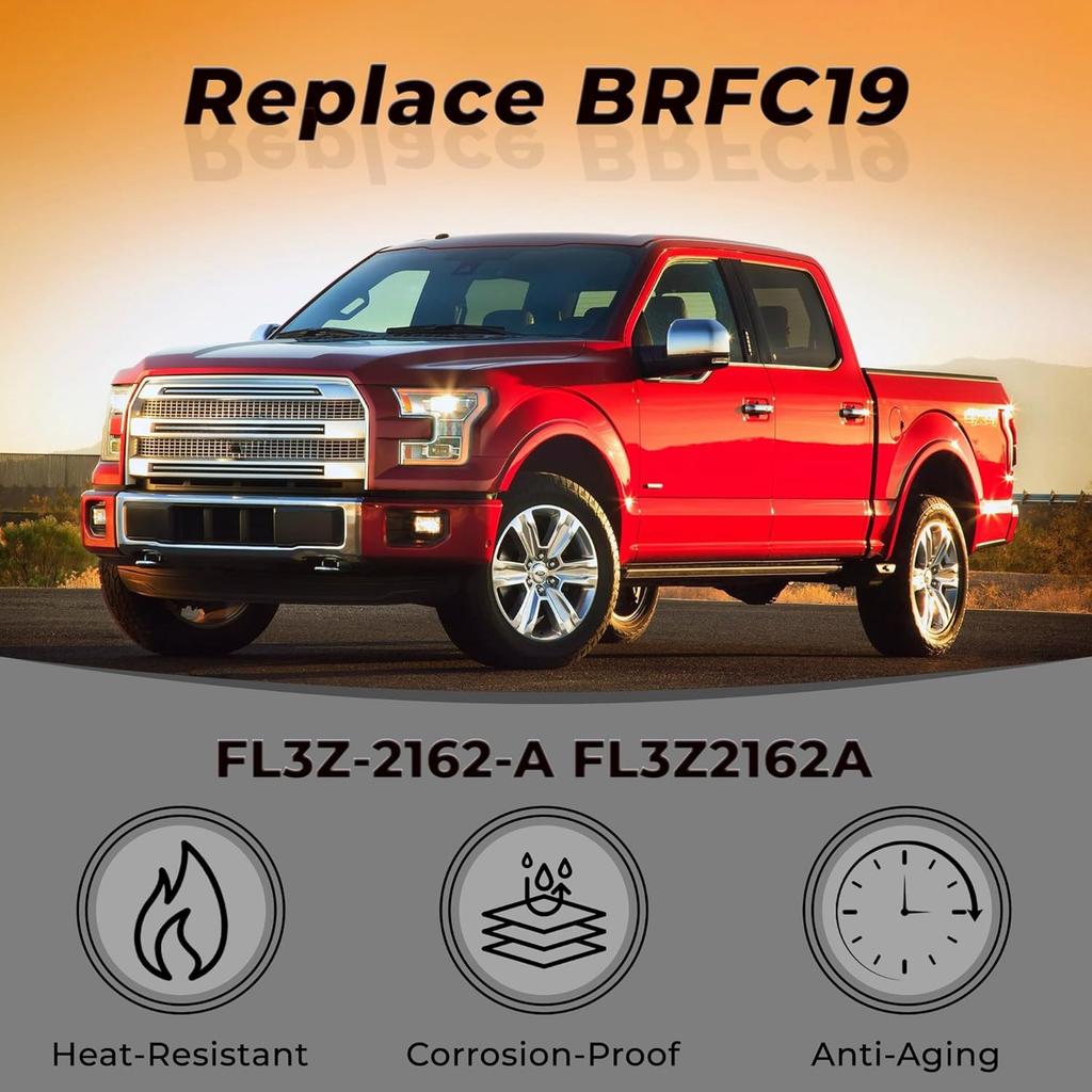 BRFC19 Filler Cap Replacement Compatible with Cars & Trucks - Twist-On Design - Black