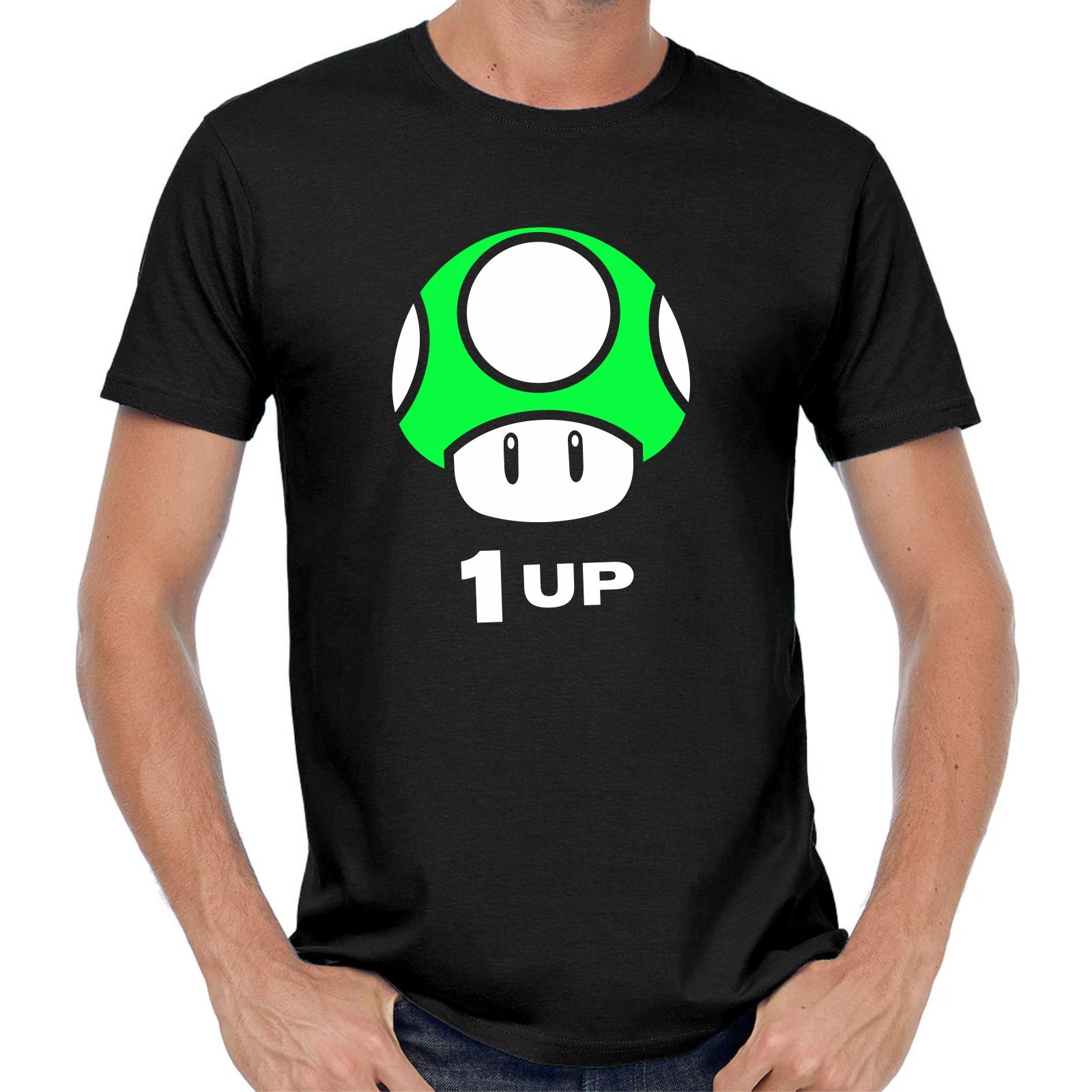 Men s and Women s T-shirts Mushroom 1 Until Player Nerd Geek Gift Said Funny Fun Comedy S