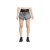 Tie-Dye High-Waisted Sports Casual Shorts Women Shorts Black FN2648-010