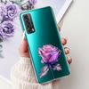 For Huawei Y7a Case PSmart 2021 Cute Cat Fashion Painted Cover Soft Slim Phone Case For Huawei P Smart 2021 Y 7a HuaweiY7a Shell
