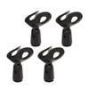 4-Pack Adjustable Microphone Clips for Desktop/Floor-Standing Microphone Stands, Universal Microphone Clamp Holder