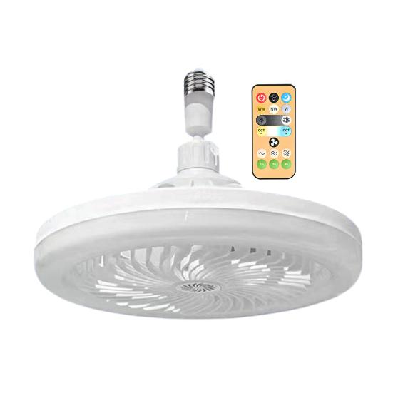 30W E27 Ceiling Fan with Light & Remote Control Dimmable LED Fan Light