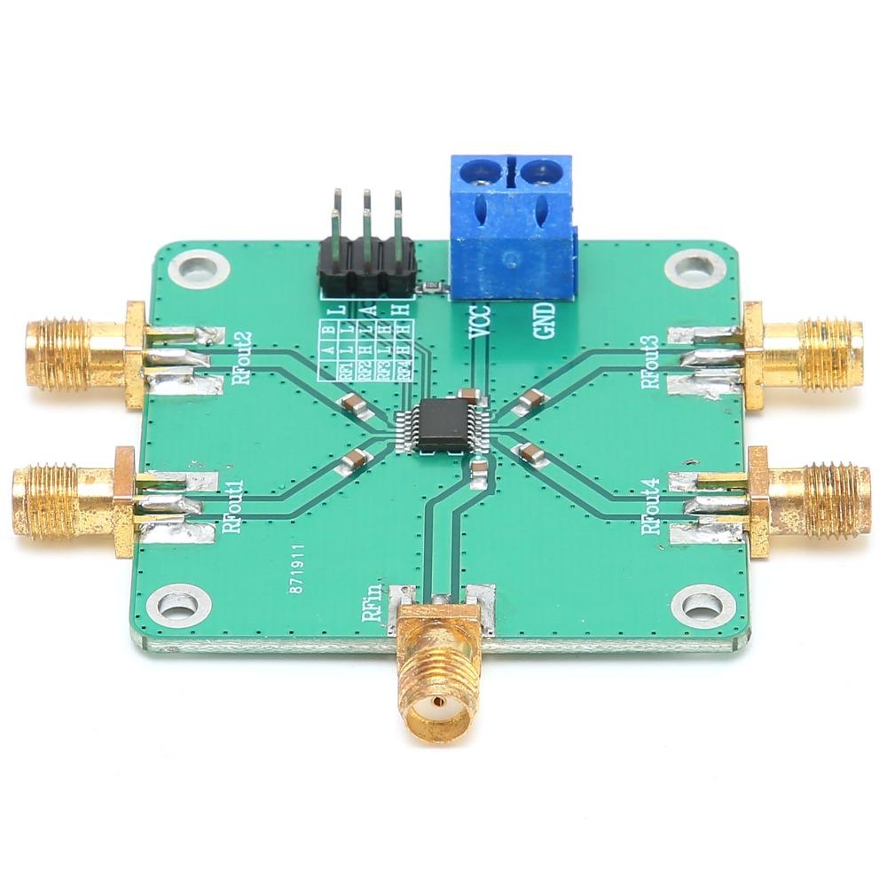 DC-3.5 GHz Single Pole 4 Throw Board DC 5V RF Switch Module DC 5V Switch Module Telecommunications