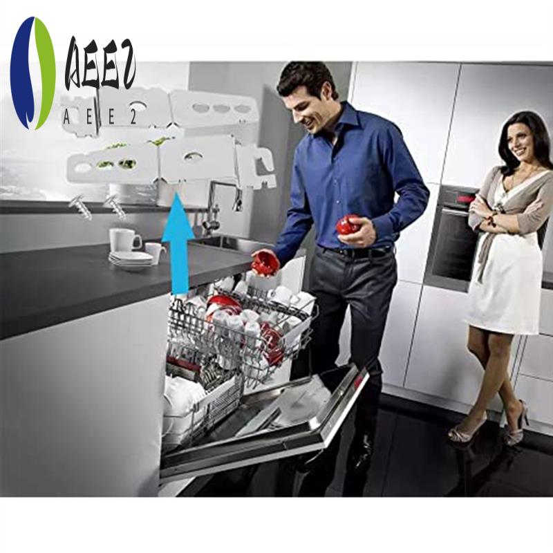 

AEE2-4 Pack Undercounter Dishwasher Upper Mounting Bracket With Screws For Whirlpool & Kitchenaid Dishwashers 8269145 серебряный
