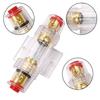 2pcs Fuse Holder Car Audio AGU Fuse Holder Car Audio Fuse Holder Car Audio with 60A Fuse Replacement
