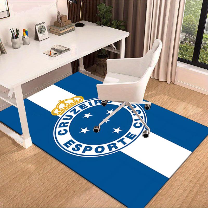 Fc Emblem Printed Area Rug for Office, Chair Rug, Decorative Carpet Floor Mat, Large Size Fan gifts Christmas gifts