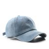 Unisex Denim Baseballkappe für Herren Damen Verstellbar Gewaschene Baumwolle Jeanshut Retro Sonnenhut