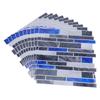 10 Pcs Bath Wall Stickers Home Decor Marble Pattern Tile Kitchen Bathroom Decorative