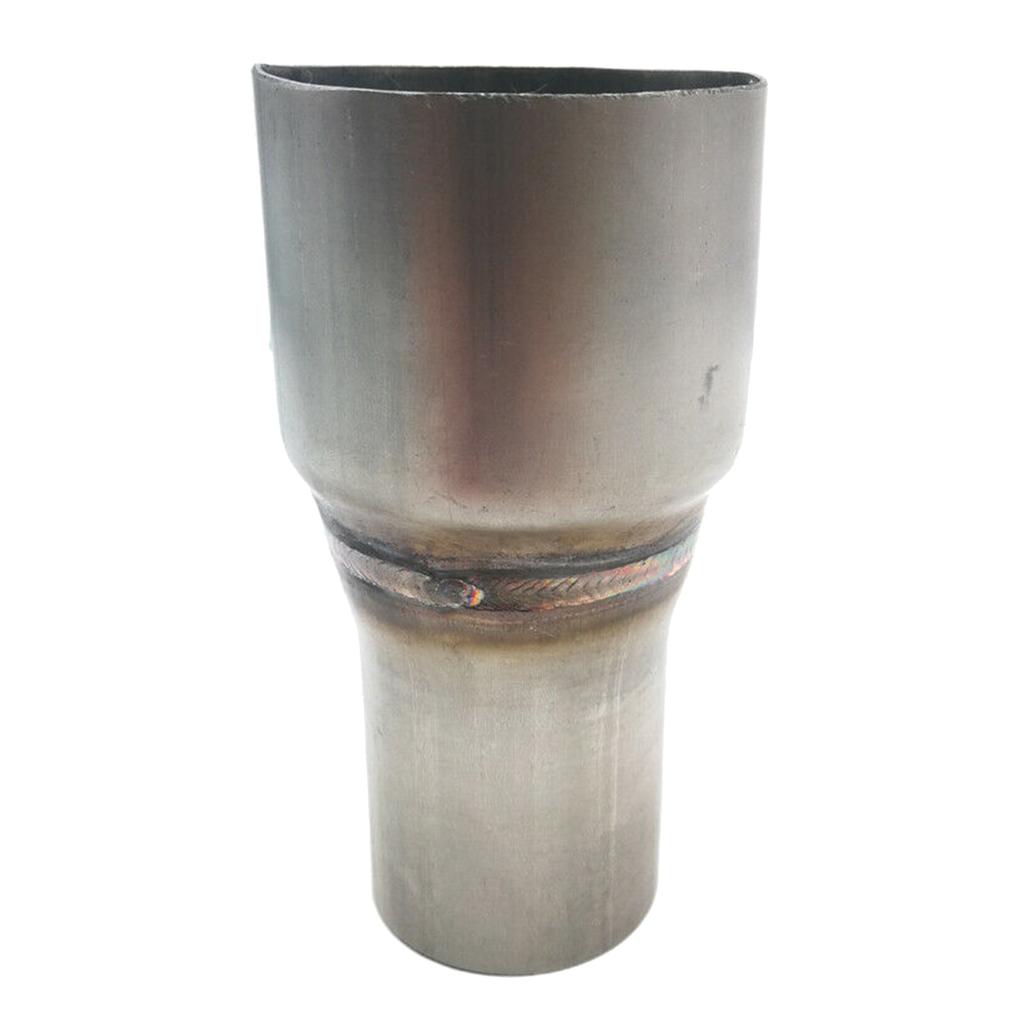 Riduttore di Scarico Tubolare in Acciaio Inossidabile 3" a 4" Universale per Auto Camion