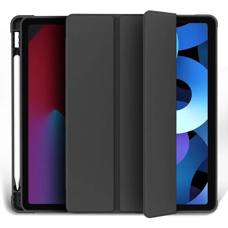 For IPad A19 12th A16 11th 10.2 Pro 11 9.7 Air 11 10.9 10.5 Air 3 Smart Cover with Pencil Holder 10th 9th 8th 7th 6th 5th Fundas