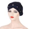 New Asian Style Dome Hat Summer Polyester Beaded Headwrap For Men And Teens