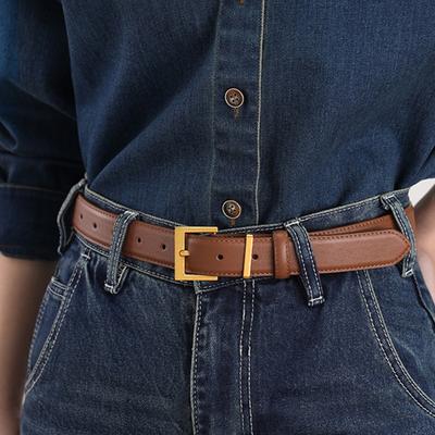 Damen S Echter Ledergürtel Mode Vielseitig Für Jeans Dekoration
