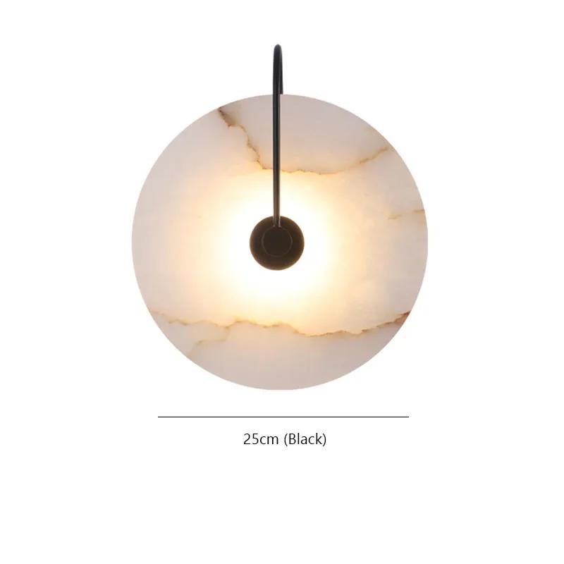 Modern Marble Wall Light Led Bedside Lamp Indoor Minimalist Decorative Fixtures Hoom Decor Habitacion Lighting for Living Room