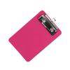 A7 Frosted Color Transparent Mini Clipboard with Clip for Sticky Notes Portable Writing Board Document Holder Small Bill Organizer