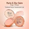 Matte & Blur Balm | Prep + Prime | 12-Hour Oil-Free Shine | With Vitamin E & B3 | UV Light Protection