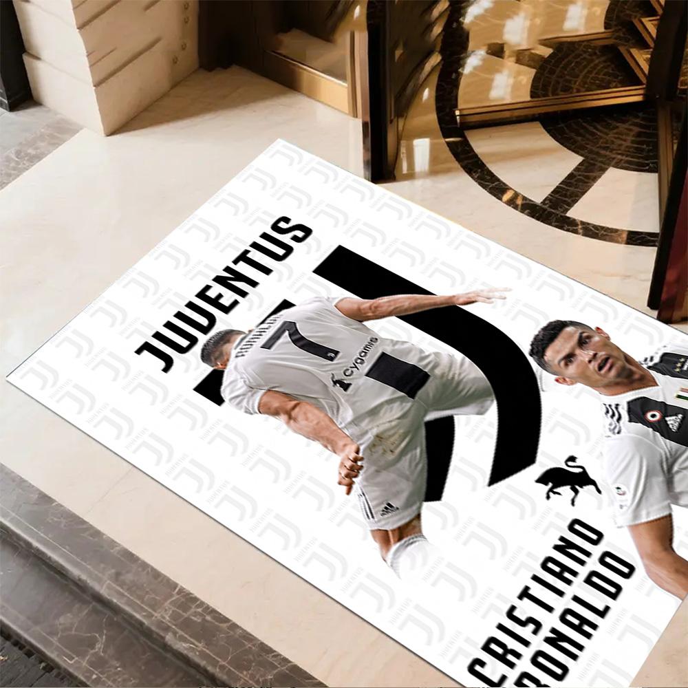 Ronaldo's Legacy Football Floor Rug Office Rug Design for Foyer Decorate Room Bedrooms Dining Room Anti-slip Rug Office Home Decor