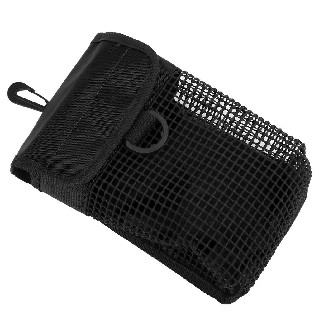 21x14cm Portable Diving Mesh Gear Bag with Buckle Lightweight Underwater Marker Mesh Pouch