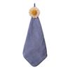 Wipe Towel Comfortable Super Absorbent Coral Fleece 3D Flower Shape Kitchen Bathroom