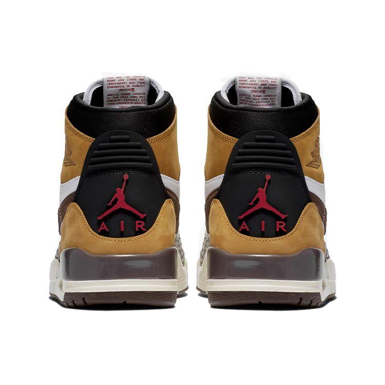 Air Jordan Legacy 312 Rookie of the Year Men Sneakers Brown White Baroque-Brown-Wheat-Varsity-Red AV3922-102
