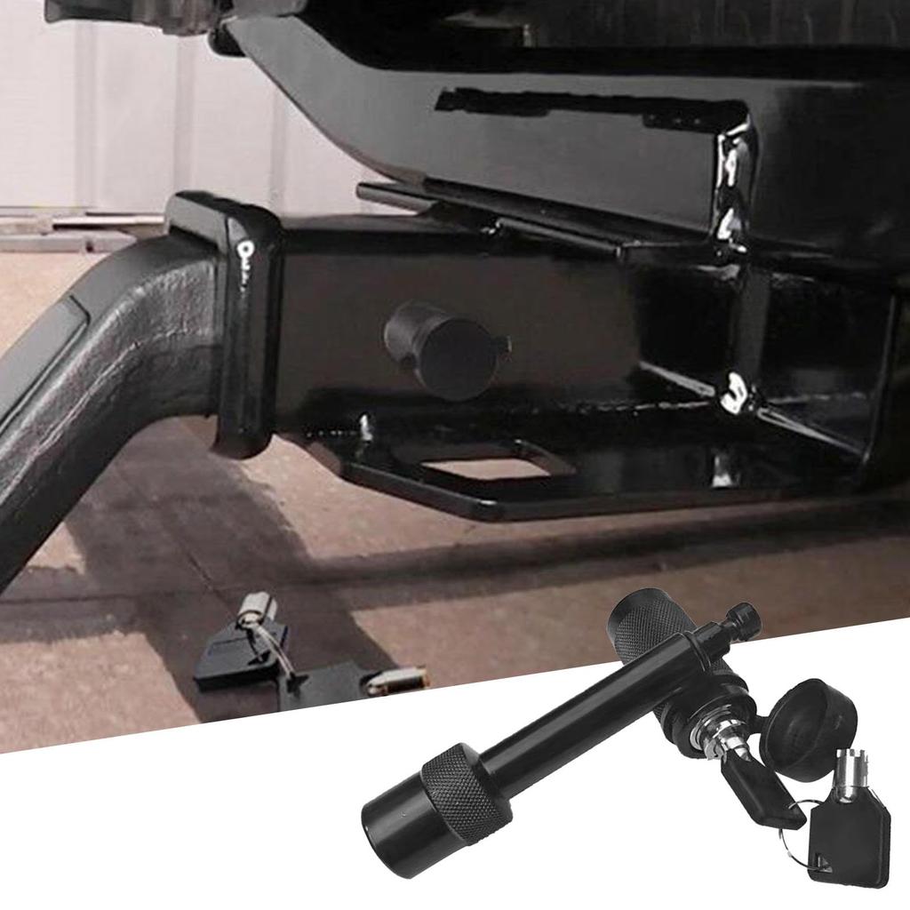 Hitch Lock Receiver - Anti-Theft Trailer Hitch Locking Pin, Lock with Key | Receiver