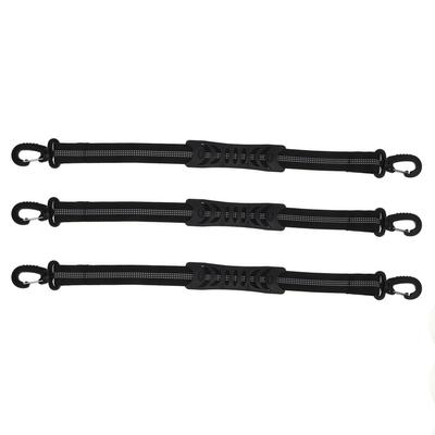 3 Pezzi Guinzaglio Pattini a Rotelle Cinghia Portacintura per Scarponi da Sci in Nylon Cinghia Portacintura per Scarponi da Snowboard per Trasportare Scarpe da Pattinaggio Nero