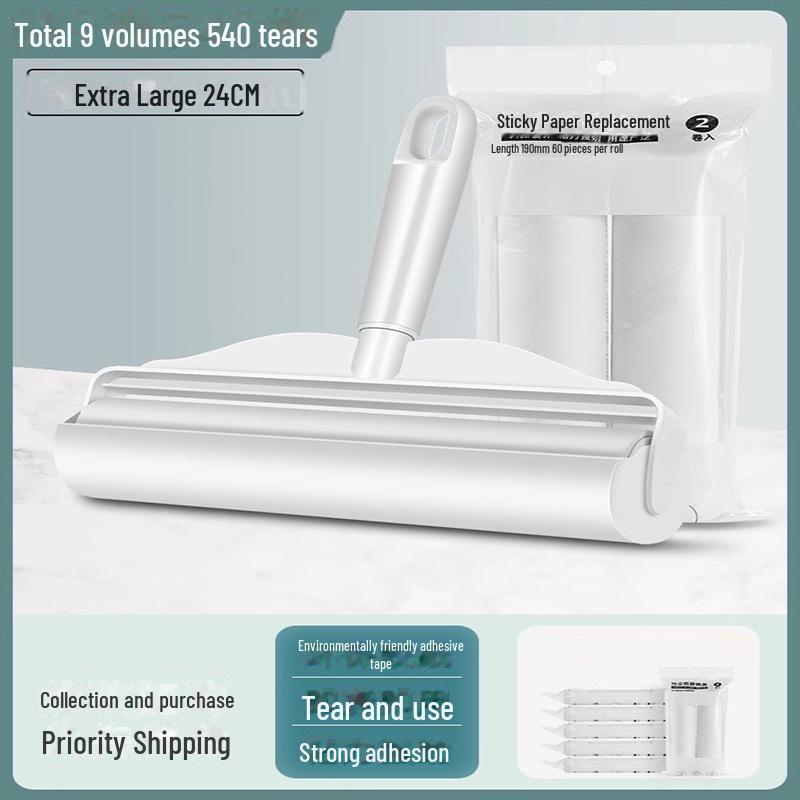 Extra široký váleček na odstraňování chloupků na podlahy a postele