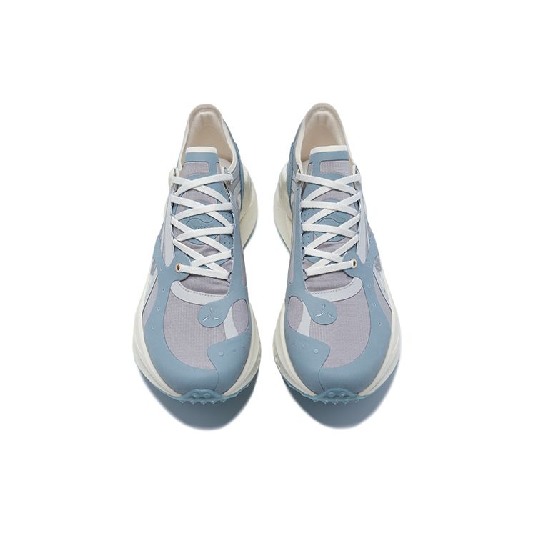 Li-Ning 1990 Absolute Shadow RMX Retro Low-Top Sports Casual Shoes Men Sneakers Blue Gray ALFT033-3