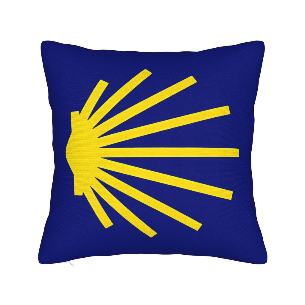 Camino De Santiago Square Pillowcases Polyester Car Shells The Way Movie Cushion Cover Cool Decor Pillow Cover 45*45