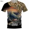 New Fishing Shirt Men's Summer Clothing Fish Graphic O Neck Oversized Tops 2024 Casual Outdoor Apparel For Male Shirt Tee 5XL