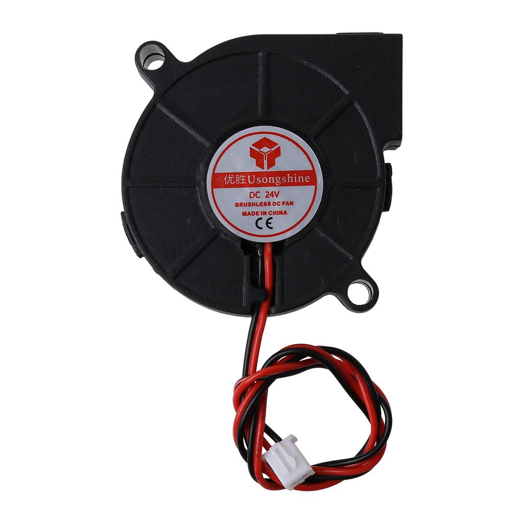 50mm x 15mm Lüfter 5V 12V 24V 5015 Öllager für DC bürstenlosen Kühl-Turbofan 2-Pin 15cm Kabel für 3D-Drucker Ac