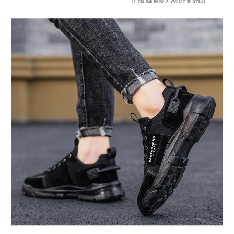 Men's Casual Comfortable Breathable Outdoor Sneakers Work Commuting Soft Bottom Low Top Versatile Walking Shoes