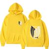 Attack On Titan Men's Hoodie Anime Hoodies Men and Women Streetwear Pullover Harajuku Shingeki No Kyojin Hoodies Sweatshirt