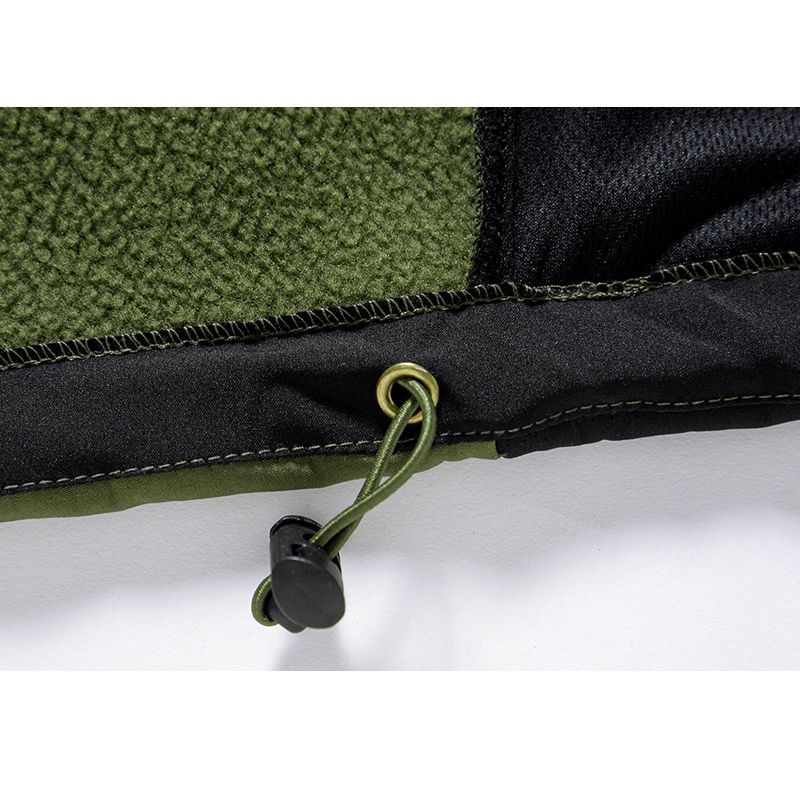 Erkekler Sıcak Açık Ordu Kamuflaj Elbise Seti Askeri Kapşonlu Avcılık Polar Ceket Giyim Takım Elbise Taktik Ceket Seti