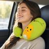 Memory Foam U Shaped Travel Neck Pillow Ergonomic Support Headrest Pillow for Cervical Spine Protection Office Use
