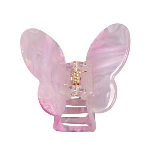 Haarkralle Schmetterlingsform Hinterkopf Haarspange Dekorative Dusch-Haargriffklammer Vielseitig einsetzbares Haaraccessoire