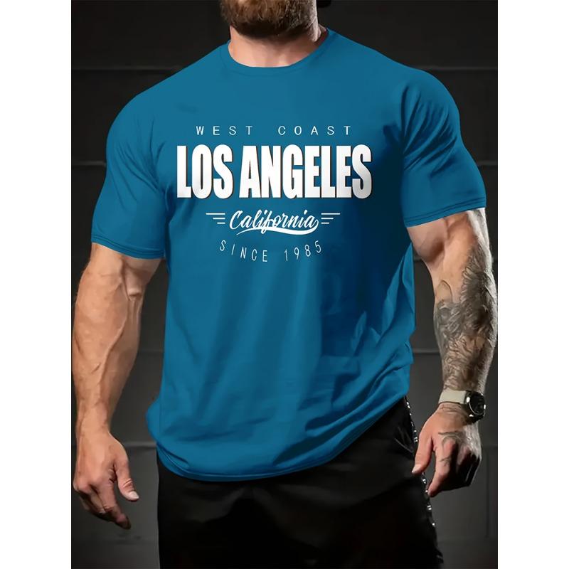 Jesus Print Men's T-shirt Summer Daily Casual Men's T-shirt Outdoor Sports Loose Comfortable Short-sleeved Top God Bless You