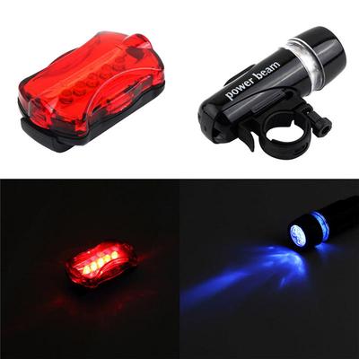 Predné svetlo na bicykel na bicykel + zadné bezpečnostné vodotesné svietidlo