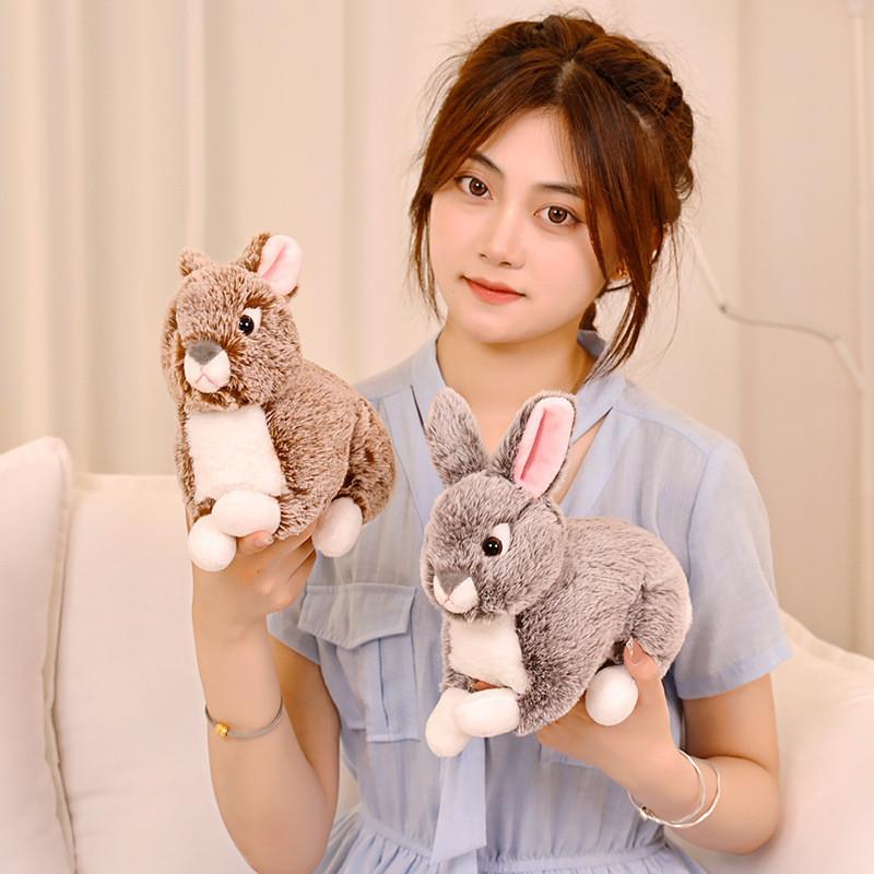 Toy Rabbit Plush Cartoon Stuffed Doll Animal Room Decoration Kids Cute Gift
