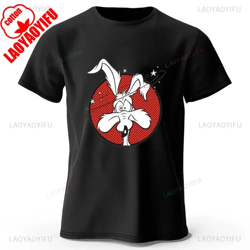 

Мультяшні футболки Wile E Coyote Довіряй мені, я інженер Принт Модний Бавовняний Y2k Класична Смішна Чоловіча Футболка Літня Camisetas 4XL