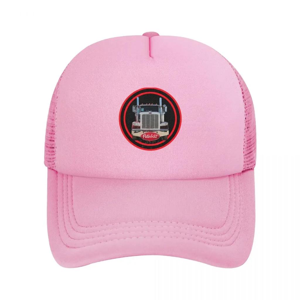 Truck Logo Peterbilt Mesh Baseball Caps Snapback Fashion Baseball Hats Breathable Casual Casquette Outdoor Unisex