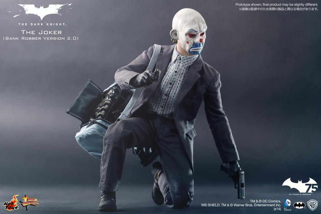 [Toy Sapiens Exclusive] Movie Masterpiece "The Dark Knight" 1/6 Scale Figure Joker (Bank Robber/Version 2.0)