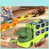 Dinosaur Race Track Toy With Alloy Cars And Launching For Kids Ages 3 And Up